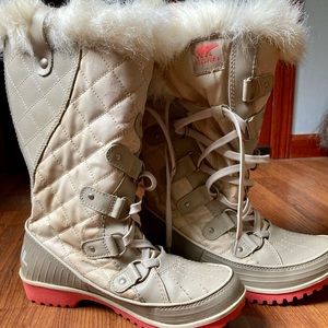 Sorel Joan of Arctic Winter White Boots Sz 7